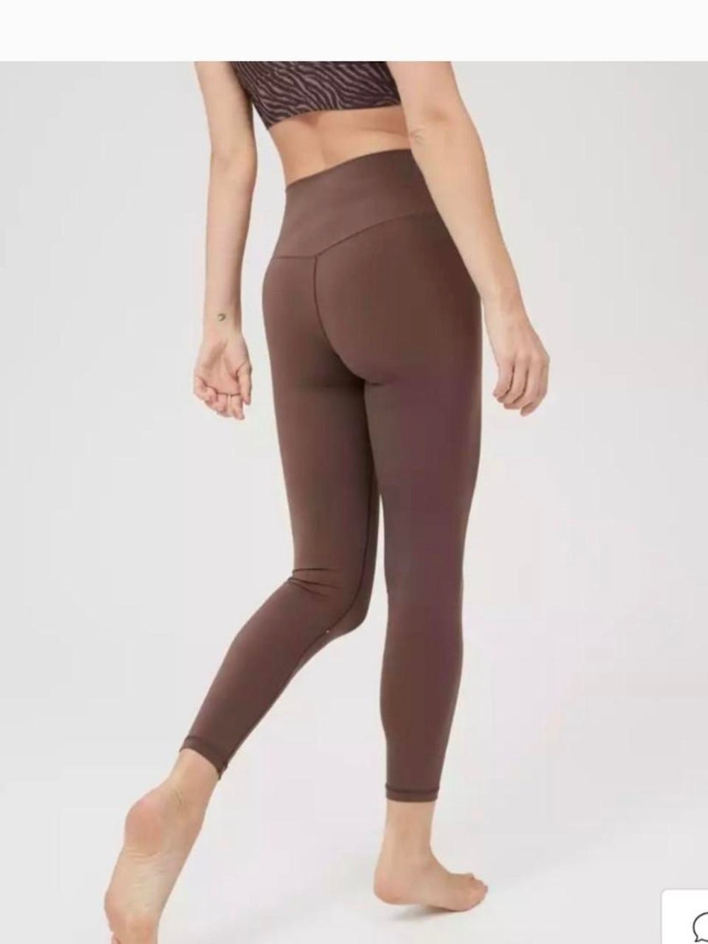 Aerie Offline High-Waist Brown Active Leggings size Large